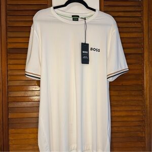 Boss White Short Sleeve Tee